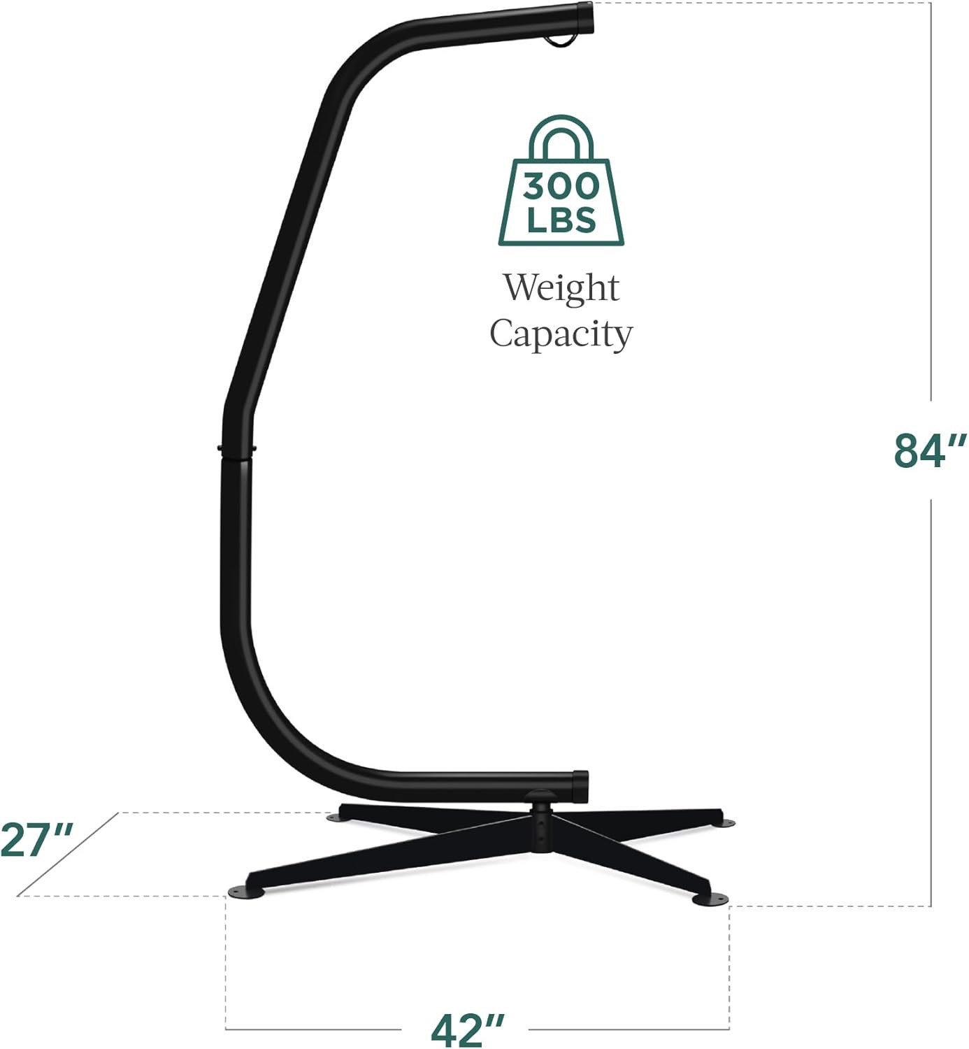 C Shape Metal Hammock Stand SKY330