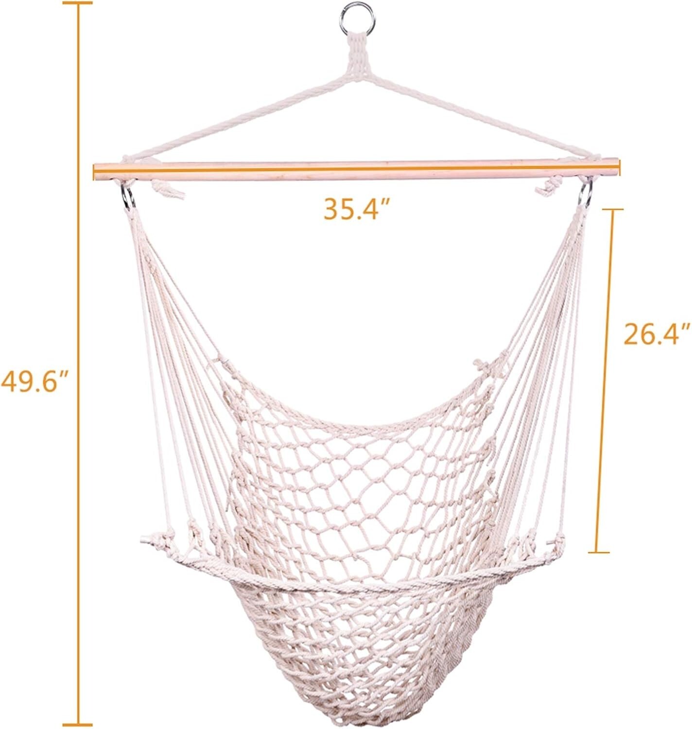 Garden Swing Chair Hammock Patio Outdoor Indoor Yard Hanging Porch Seat 220LBS