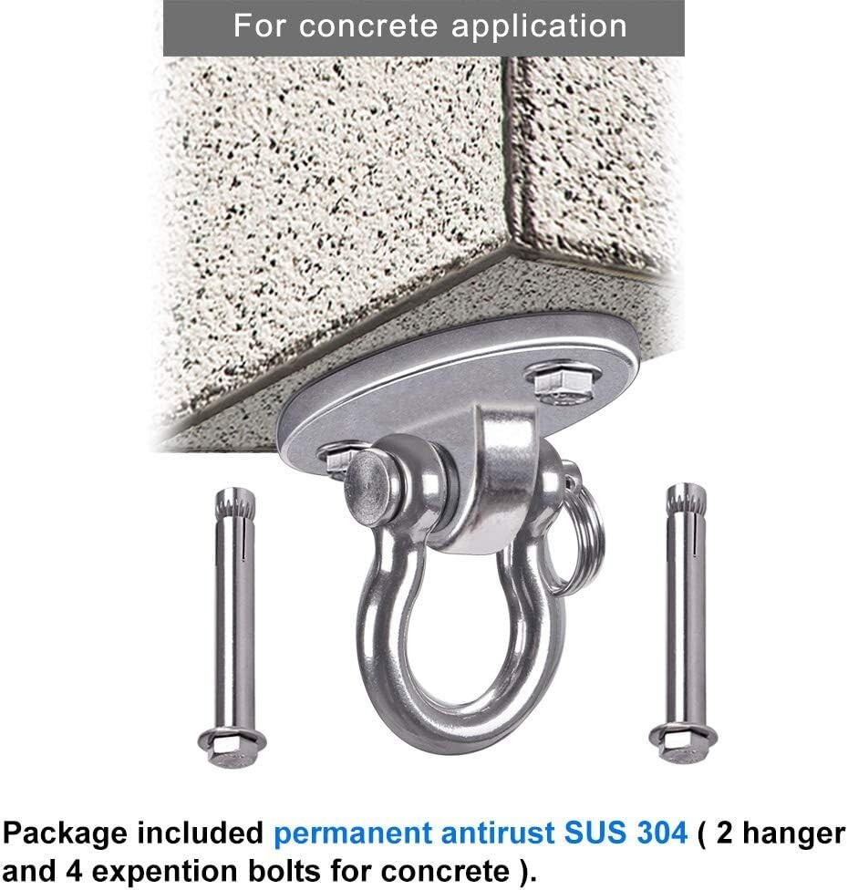 Heavy Duty Swing Hangers Stainless Steel Swing Suspension Hooks for Hammock Yoga