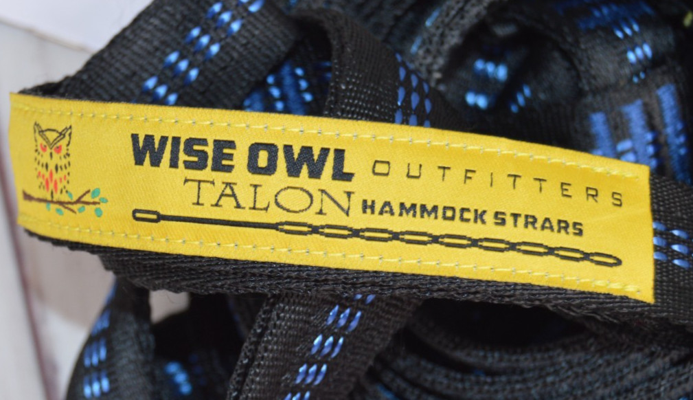 Wise Owl Outfitters Talon Hammock Tree Straps Heavy Duty MISSING CARABINERS NEW
