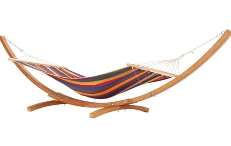 Wood Hammock Stand Only, Max 475 LBS, Heavy Duty Weatherproof Wood Hammock