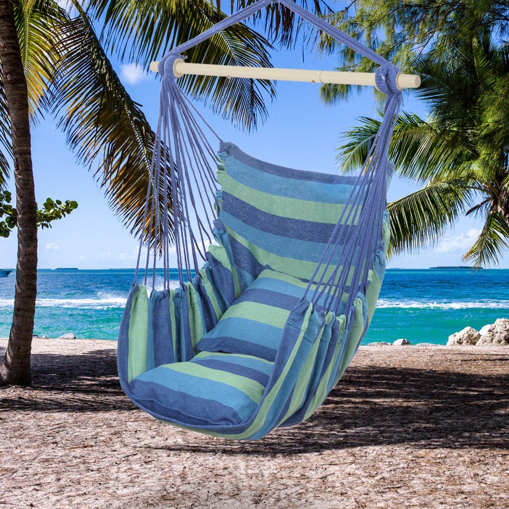 Hammock Hanging Rope Chair Porch Swing Seat Patio Camping BBQ Outdoor Hikking US