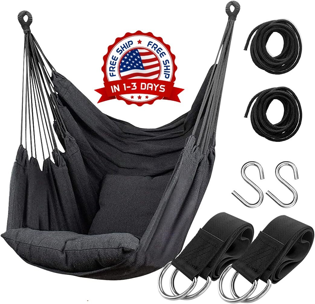 Poste de columpio para hamaca colgante resistente y almohadas NO incluidas NUEVO