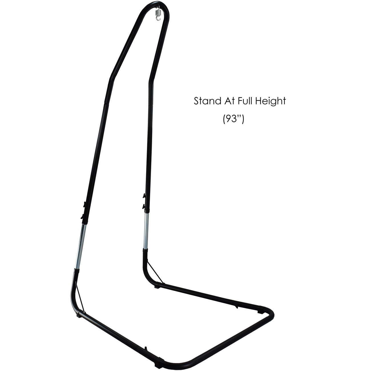 Sorbus® Adjustable Hammock Chair Stand Frame, 1 Person, 330 Pound Capacity, Perf