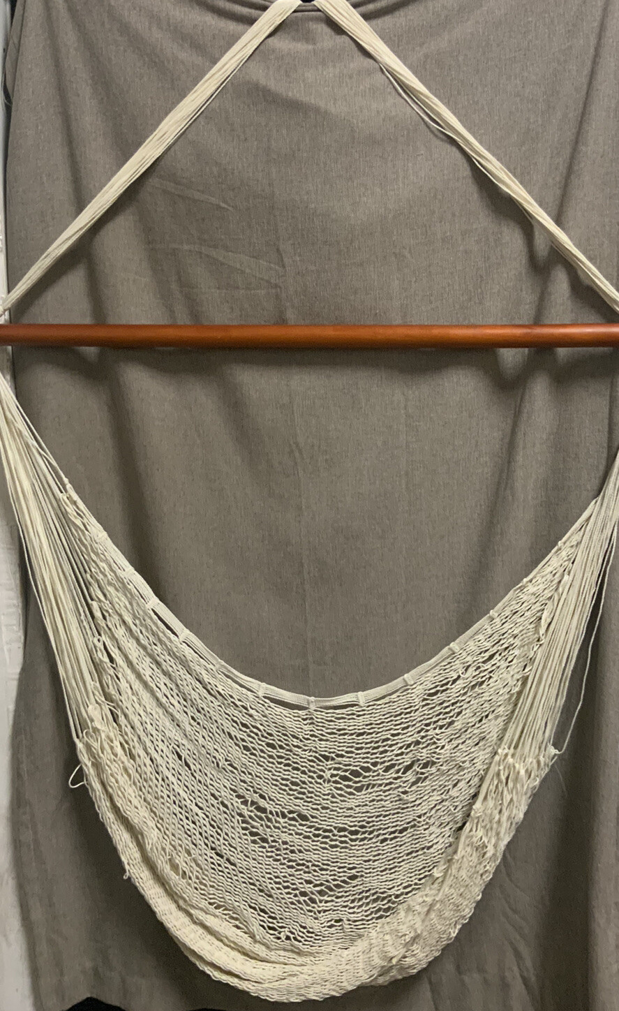 🌳 Sunnydaze Extra Large Cabo Hanging Hammock Chair – Cream, 360lb Great👌