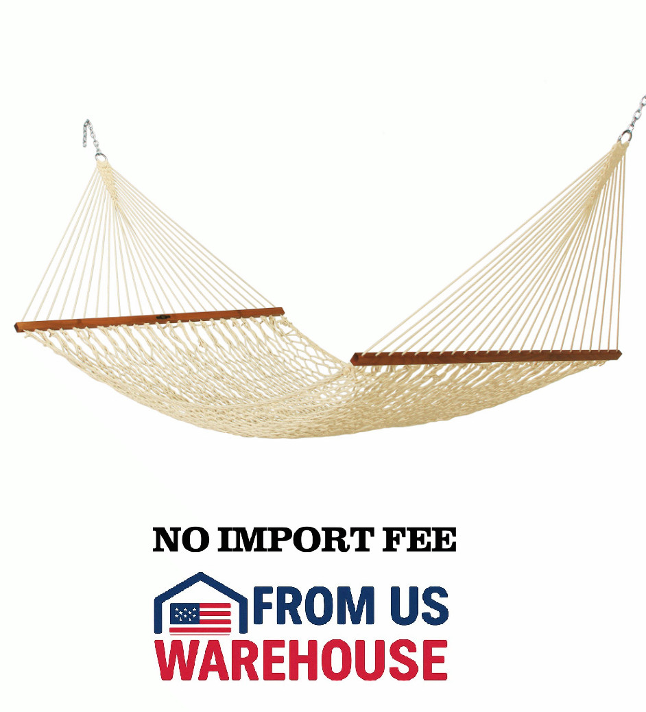 Pawley’s Island DURACORD Rope Hammock 13ft x 60in Oatmeal 450lb Deluxe Outdoor