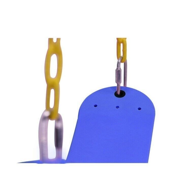 1-4PCS Playground Swing Seat, Heavy Duty Chain Plastic Coated, Birthday Gift Set