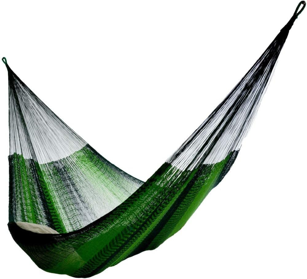 Mayan-Made Matrimonial Yucatan Hammock – Two Person – Fits 12.5 to 13 Feet Hammo
