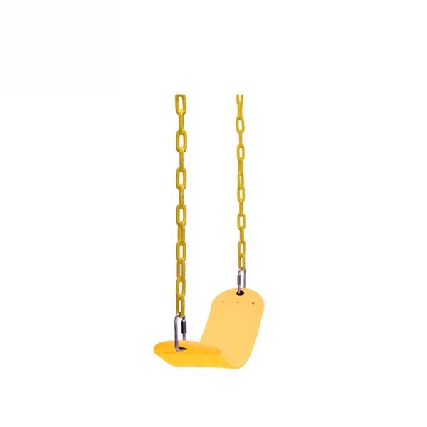 1-4PCS Playground Swing Seat, Heavy Duty Chain Plastic Coated, Birthday Gift Set