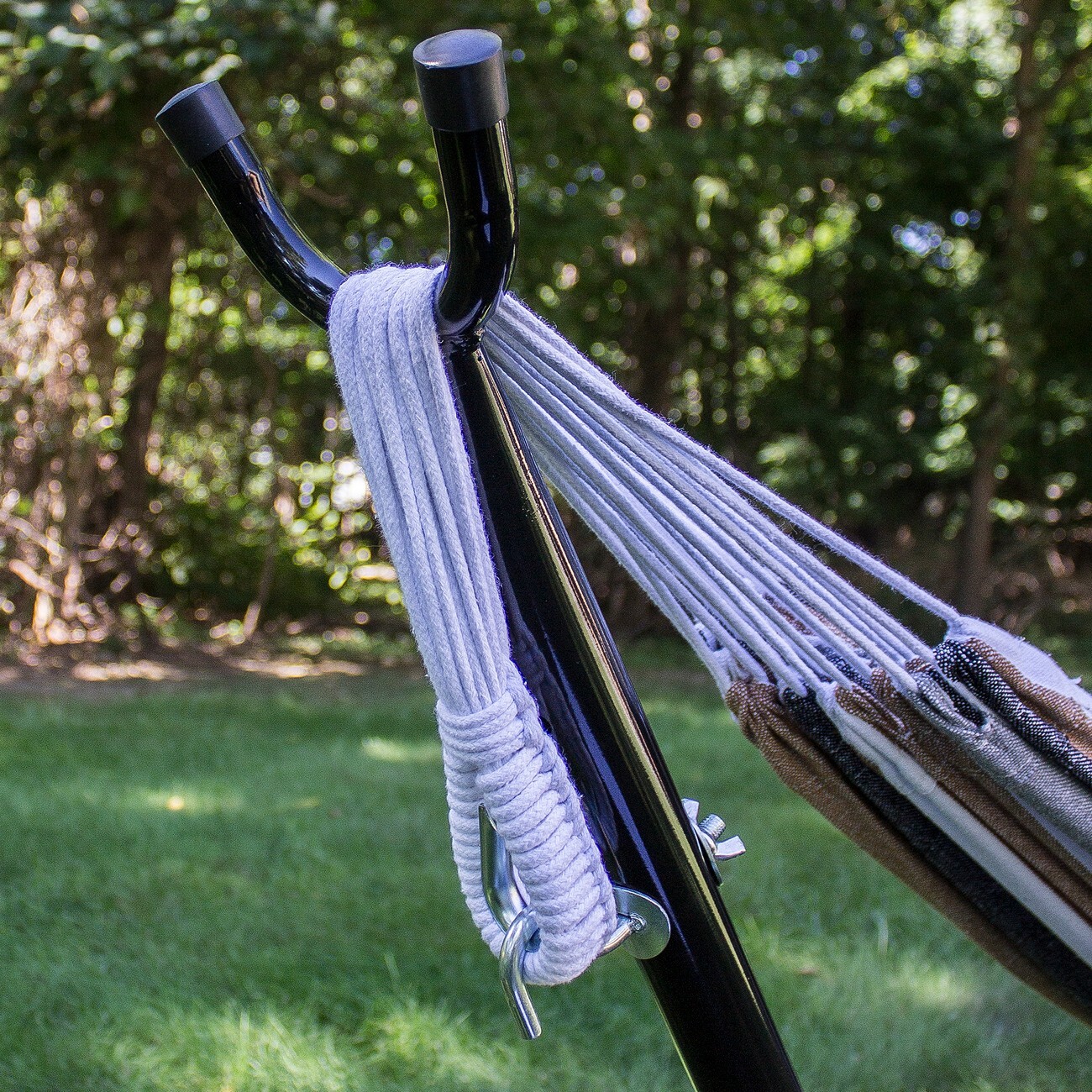 Sorbus Double Hammock w/ Steel Stand – 2 Person (450 LBS) Adjustable Hammock Bed