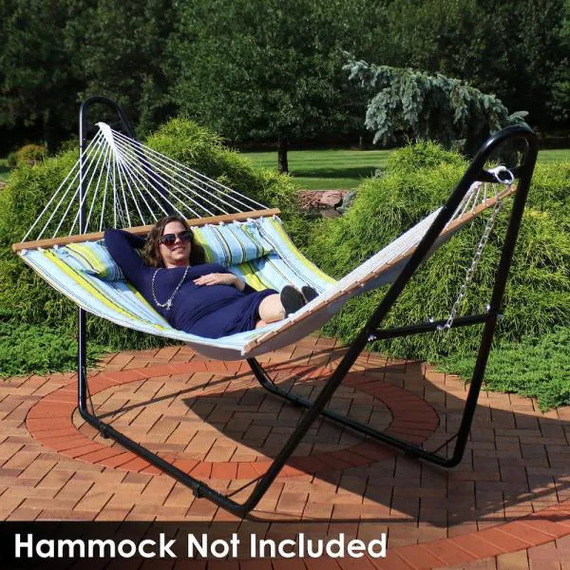 Hammock Stand Universal Multi-Use, Fits 9 to 14 Ft. Metal Heavy Duty 2-Person