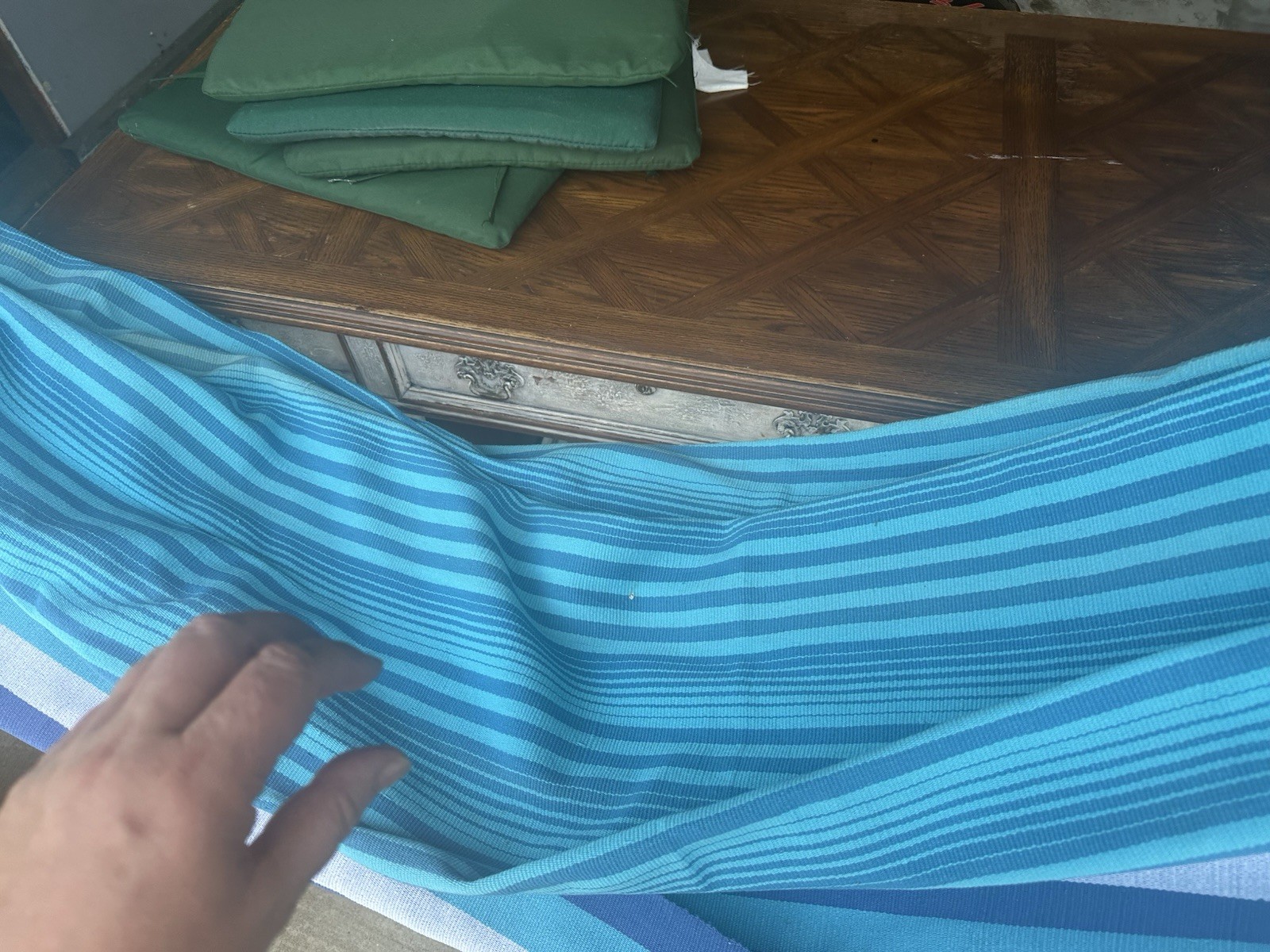 Artisan Woven Cotton Hammock from Colombia – Indoor/Outdoor Use