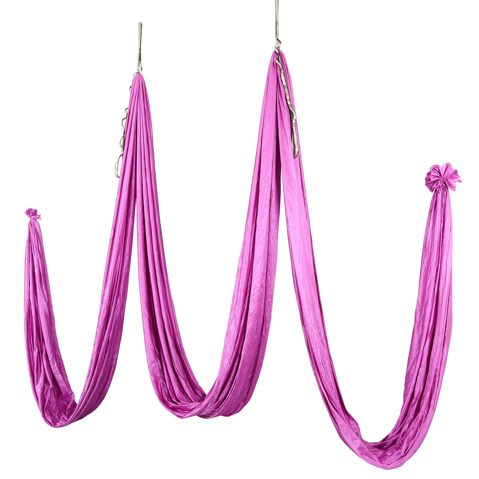 Aerial Yoga Swing Kit 39FT For Home Gymnastics Acrobatic Flying w/ Hardware