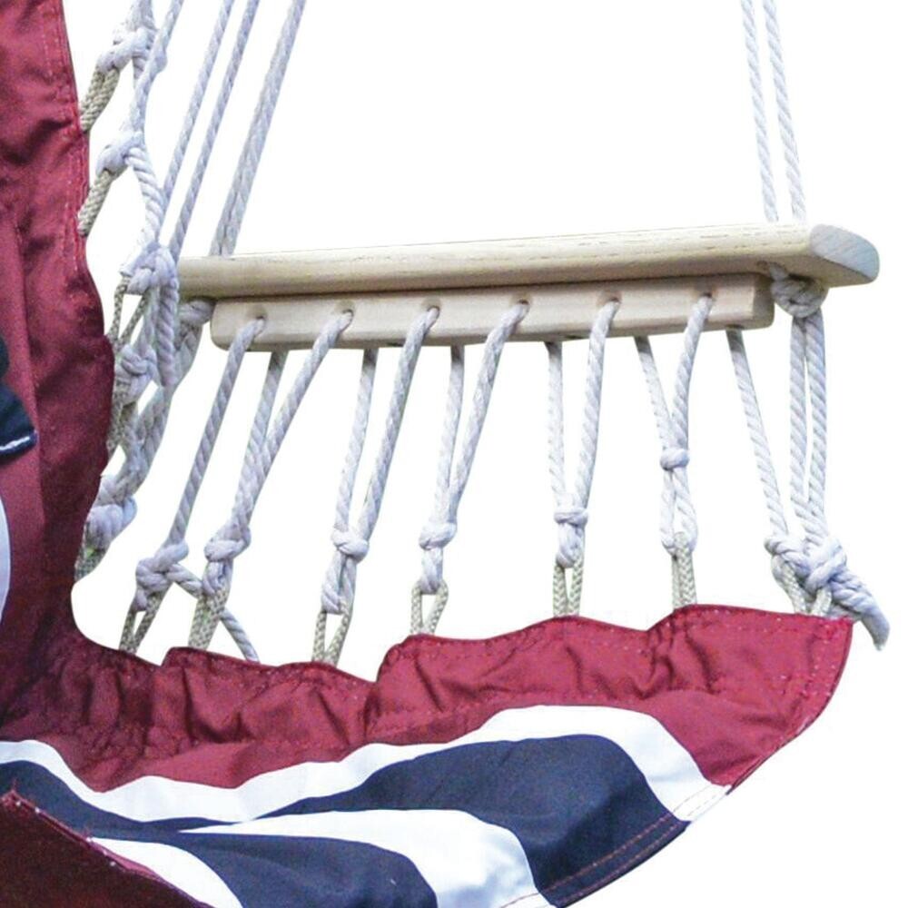 21″ Multicolor Striped Polyester Patio Hanging Hammock Chair 250 lbs Capacity