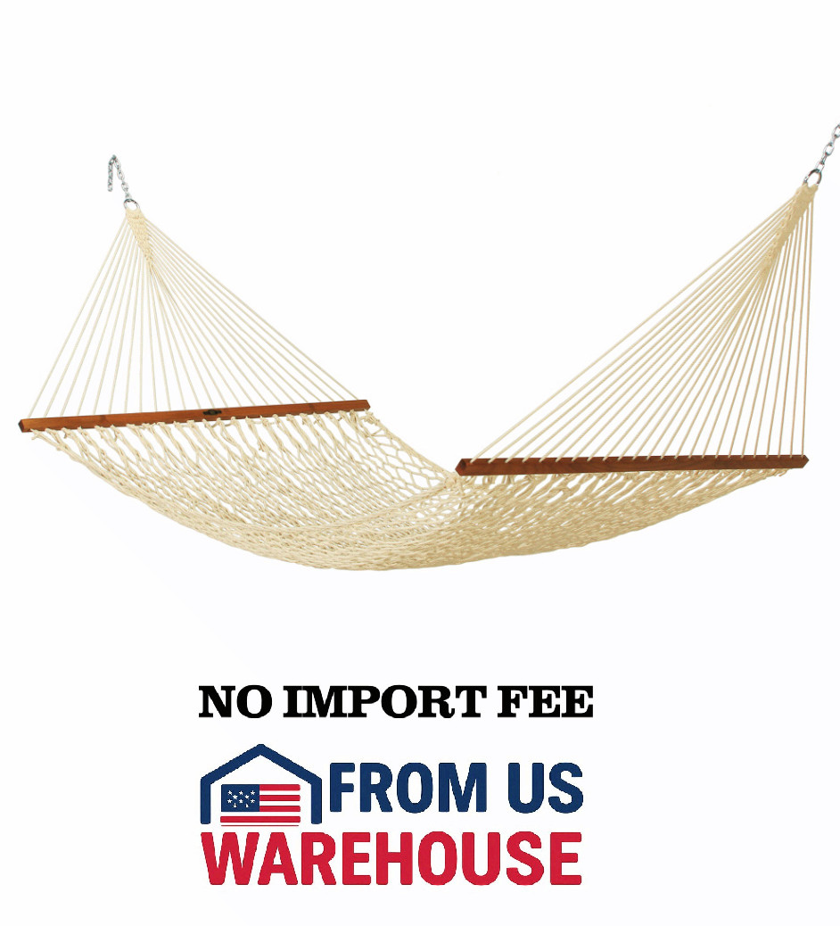 Pawley’s Island DURACORD Rope Hammock 13ft x 60in Oatmeal 450lb Deluxe Outdoor