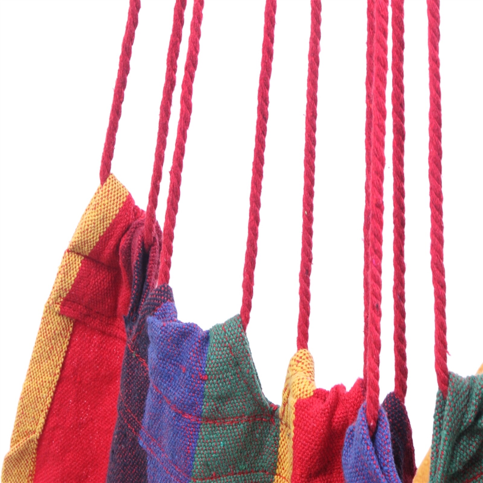 Hammock Chair Hanging Rope Swing Max 500 Lbs, 2 Cushions Included Indoor Outdoor