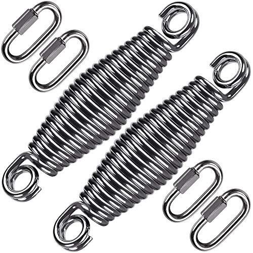 Heavy Duty Swing Springs for Hammock Chair, Porch Swing, Up to 400 lbs, 2 Pack