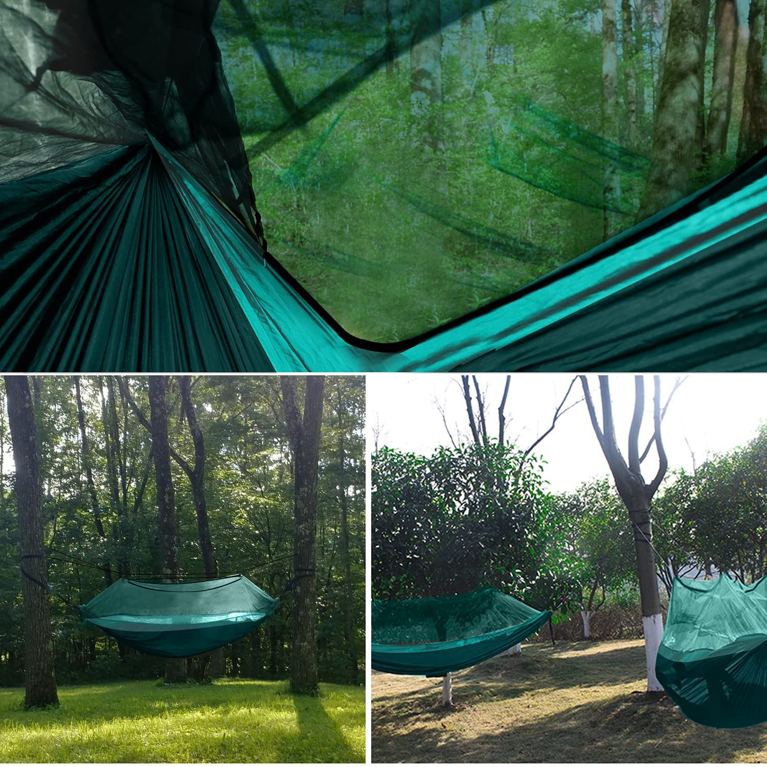 Double Person Camping Hammock with Mosquito Net Hanging Hammock