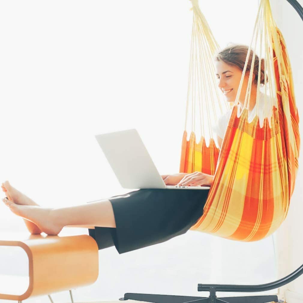 Hammock Stands for Hanging Hammock Chair, Heavy-Duty C Stand for Outdoor
