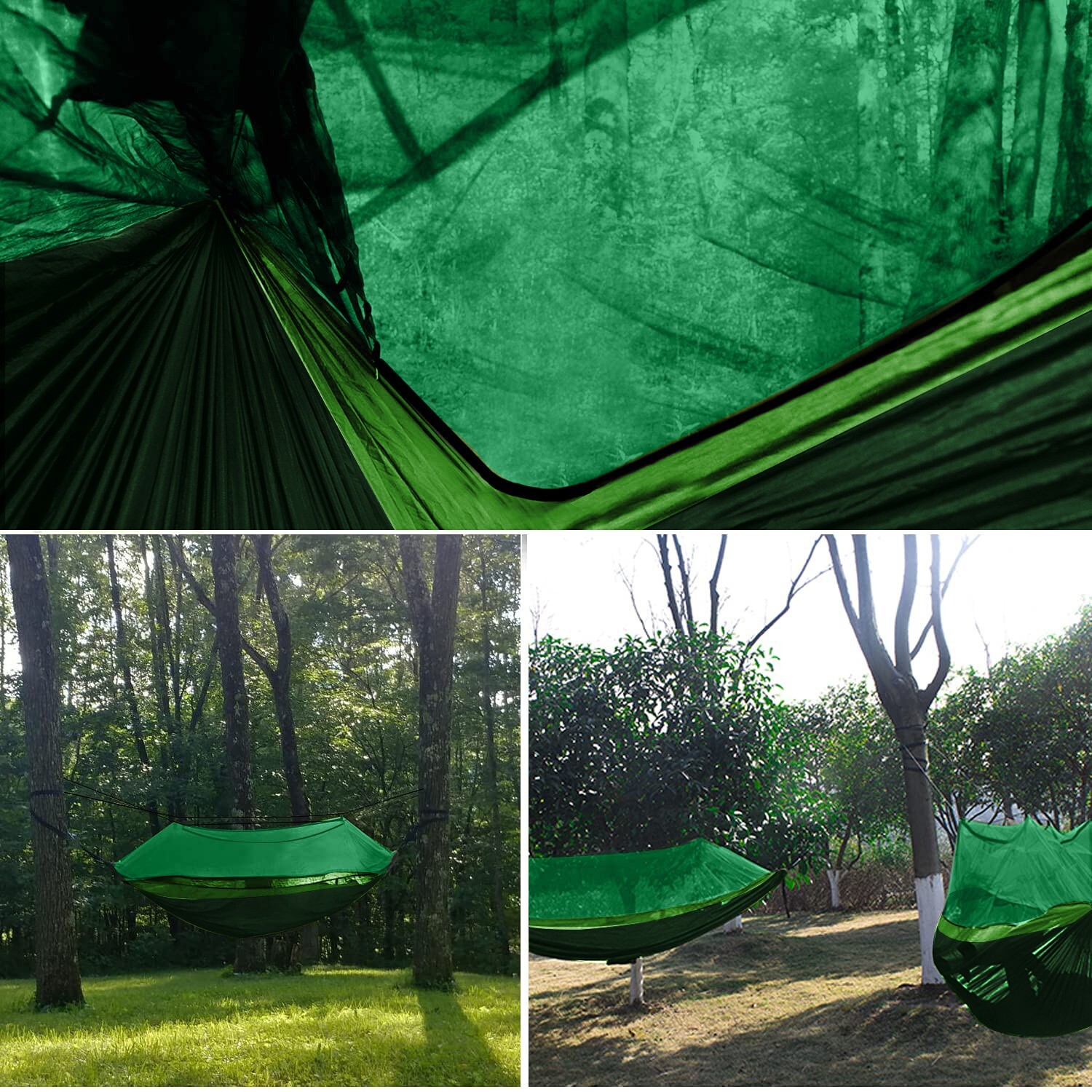 Camping Hammock, Double Person Hammock Tent with Mosquito Net Hanging Hammock