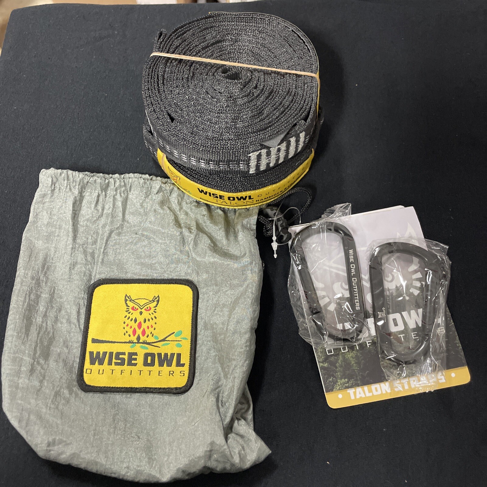 Wise Owl Outfitters Talon Hammock Tree Straps Heavy Duty Outdoor Camping S39/g15